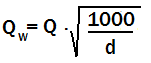 Flow rate equations