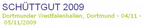 Schttgut 2009 